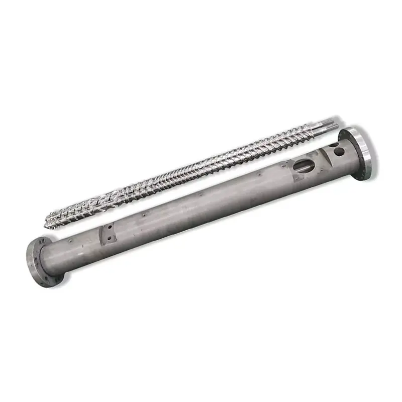 ¿Cómo funciona el tornillo gemelo paralelo?